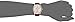 Burgi Women's BUR149RD Rose Gold Quartz Watch With Swarovski Crystal Accented Dial and Red Embossed Leather Strap