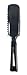Stanley Commander for Her Hairbrush – Detangling Brush for Wet or Dry Hair – Nylon Bristles Reduce Frizz – Scalp Massager Hair Brush for Thick, Thin, Curly, Straight Hair (Black)