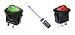 Red and Green Replacement Rocker Switches (SR-06NR) Combo, Includes T8 and T10 Torx Screw Drivers.
