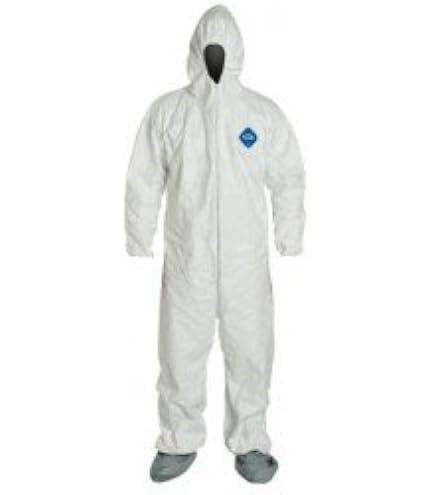 E.i. Dupont De Nemours Tyvek Elastic-Cuff Hooded Coveralls W/Boots