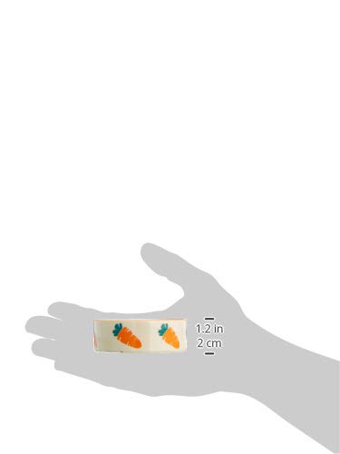 Nobby Knaagdier keramische schaal "CARROT" beige/oranje Ø7,5 x 2,5 cm, 1 stuk (1 stuk) - Afbeelding 5