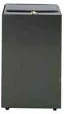 Secure Document Container, Steel, 24 Gallon