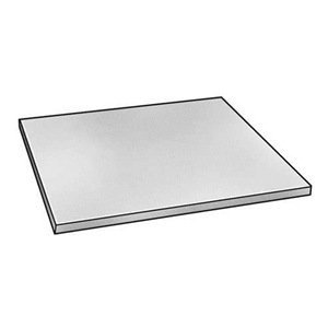 Sheet, ABS, Black, 1/4 In T, 24x48 In