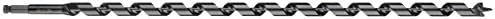 Wood Owl 24" Long Deep Cut Utility Ship Auger Boring Bits Single Flute Single Spur PTFE Coated (1" x 24" 01013)