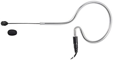 BED4Kb-SH Black Earset Headset Microphone 3.3" Child Boom, Replaceable Cable suit SHURE CARVIN LINE6 Bodypack Transmitters - single ear hook - lightweight - TA4F mini 4 pin XLR plug