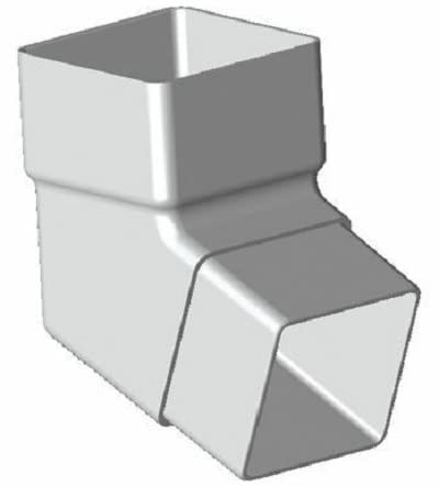 Freeflow FRS 527W White 65mm Square 112° Offset Bend