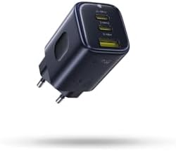 Picogo Caricatore USB C 67W, Mini Alimentatore USB C a 3 Porte, Caricatore PD con PPS, GaN Ricarica Rapida compatibile con iPhone 17-8 Serie, MacBook, iPad, Laptop, Galaxy S25