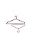Makao Beach Trading Co. The WIDEST Clothes Hanger on The planet-22.375 inches (Almost 2 feet Across) Hula Hanger Giant Extra Wide Big Tubular Hanger (Set of 12)