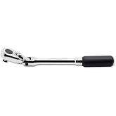 Ko-ken 2726Z-160-72T 1/4" Sq.Dr. Ratchet Handle 72 teeth Flexible Head Length 160mm Z-series