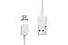 Digital Ant Super Magnetic Micro USB Charging and Data Transfer Cable for Android Phone and Tablets (3.3ft-White Twin Pack)