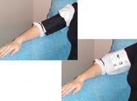 Plastic Coated Blood Pressure Cuff Barrier: A special plastic coating is applied to the Original BP Cuff Barrier design. Designed and tested to help prevent fluid penetration