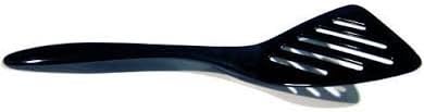 Black Melamine 12.5" Slotted Turner
