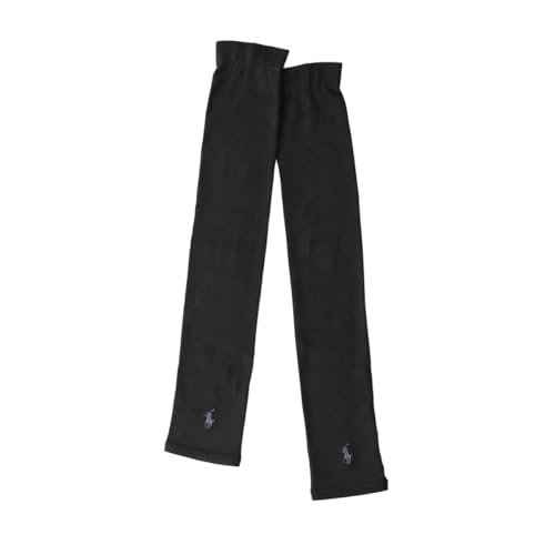 POLO RALPH LAUREN 接触冷感 吸水速乾 2way アームカバー ＆ レッグウォーマー レディース 93228550 フリー 89.ブラック×グレー