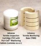 Advance Termite Bait Station Replacement / Refill (1 Compressed Cellulose Monitor & 1 Wood monitor) Made for the Advance Termite Bait Station..
