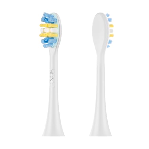 Teesa Testine per Spazzolino Sonic 2 Sonic Durezza Media Setole 2 Pezzi TSA8088-W