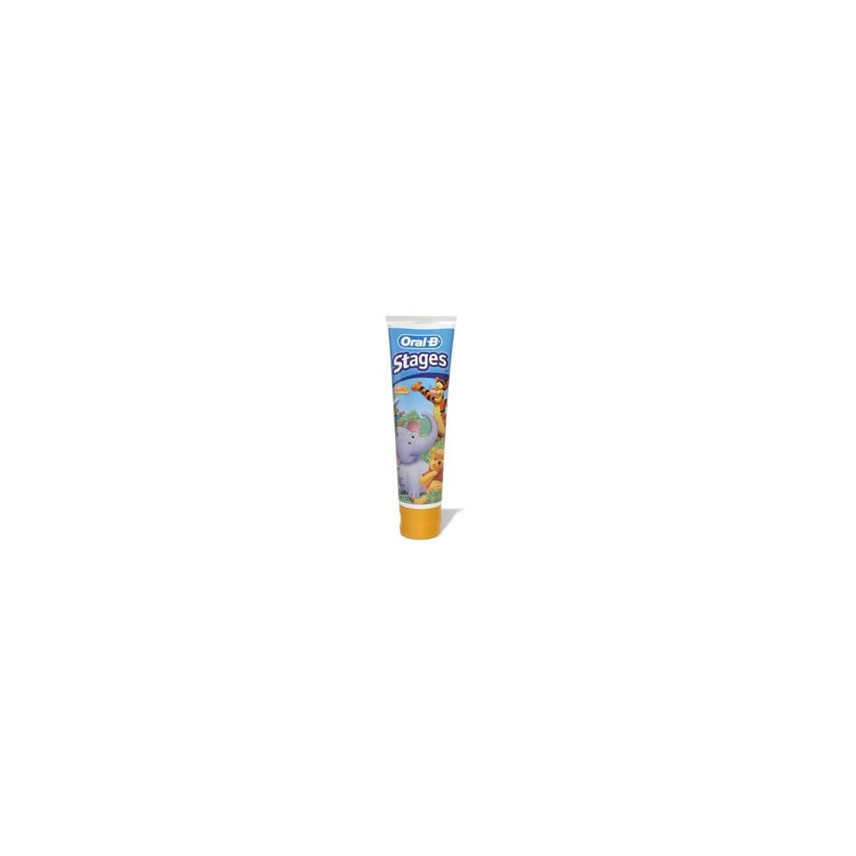 Oral B Stages Toothpaste Winnie the Pooh Berry Bubble 4.2 Oz/ pack, 4