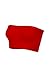 Kurve Seamless Bandeau Tube top - UV Protective Fabric, Rated UPF 50+ (Non-Padded) Made in USA, Red, X-Small/Medium