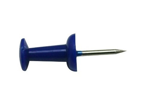 Deep Blue Push Pins Plastic Top Thumbtacks Thumb Tacks Map Pin Stickers Pushpin(Pack Of 150)