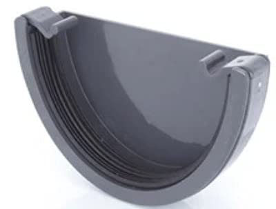 Marshall Tufflex RWXE1 Anthracite Grey Universal XL High Capacity External Stop END for 114 x 71.5 guttering