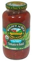 Walnut Acres Sauce Tomato Basil Ls Org
