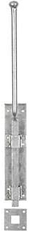 Hardware Solutions - Monkey Tail Gate Bolt - Galvanised - For Securing Heavier Doors & Gates - 457mm - Pack 1 - Interior/Exterior Use