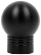 Aluminati Short Ball Shift Knob 6MT Delrin Black for Subaru EJ Series