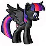 Funko My Little Pony MYSTERY MINI Series 2 Figure Princess Twilight Sparkle [Black Paint]