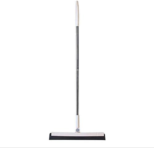 Mondeer 1Pc Window Squeegee Cleaner Blade Floor Squeegee Mop Wiper with Handlefor Wet Room Floors (Pink)