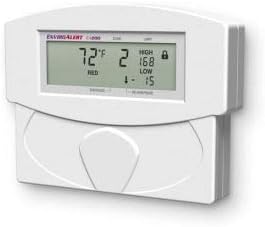 EnviroAlert EA200-24 Two Zone Digital Environmental Monitor Alarm, 24 Volt DC (EA200-24)