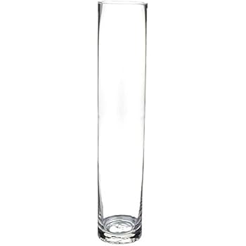WGV Clear Cylinder Glass Vase, 3