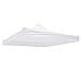 Yescom 10' x 10' EZ Pop Up Canopy Top Replacement Instant Patio Pavilion Gazebo Sunshade Tent Oxford Cover White