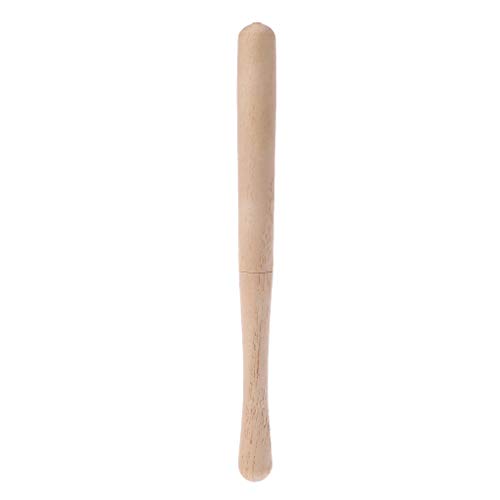JAGENIE Wood Agogo Guiro Single Tone Block Drum Toy Percussion Beater Musical Instrument