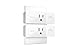 Wemo Mini Smart Plug, Wi-Fi Enabled, Compatible with Alexa and Google Home (F7C063-RM2) (2 pack) (Renewed)