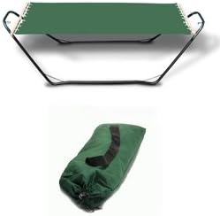 CLOSEOUT---SAME DAY SHIPPING--HEAVY-DUTY OASIS Single Passenger Solid Hammock and Stand Combo PRODUCT-A BONUS FLASHLIGHT INCLUDED WITH PURCHASE