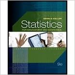 Statistics for Management and Economics 9th Edition by Keller, Gerald [Hardcover], by Gerald Keller