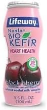 Lifeway Nonfat Fat Black Cherry Bio Kefir, 3.5 Fluid Ounce -- 6 per case.