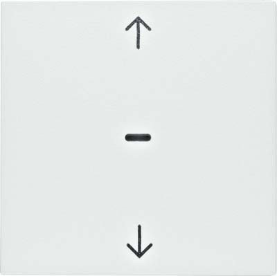 Hager – Single Key Blind AM Without B White Polar Gloss