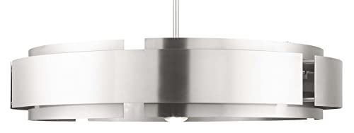 Livex Lighting 7 Light Brushed Nickel Pendant Chandelier