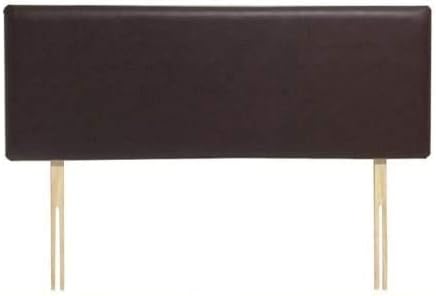 NICE HEADBOARDS Quality Hand-made Single 3Ft Headboard in Faux Leather - Fast Delivery (BROWN)