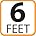 06 Feet / 1.8 Meters