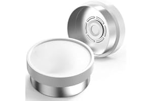 Biocomma 100pcs 20mm Aluminum Plastic Cap Aluminum Plastic Cover (White)