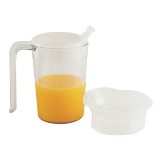 Stalwart CC975 Clear Mug with Handle and 2 Lids, 300 mL (Pack of 3)