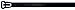 Cambridge Nylon 6/6 UL Listed Cable Ties 14-in 50 Lb Standard Duty Releasable Self Locking UV Resistant Black Zip Ties, 100 Pack, Contractor Quality and Strength