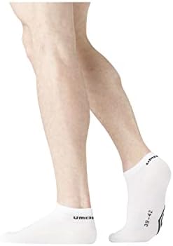Meias Leves Masculinas - Pack de 6 - Meias Masculinas de Roupa Desportiva, Tecido Macio ou Acolchoado