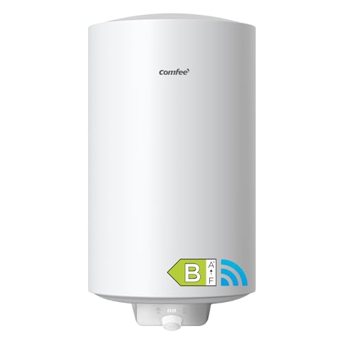 ' D50-15EFG Calentador de agua eléctrico mural de Accumolo 50 L Sobre fregadero de acumulación Compacto fácil de instalar, Blanco