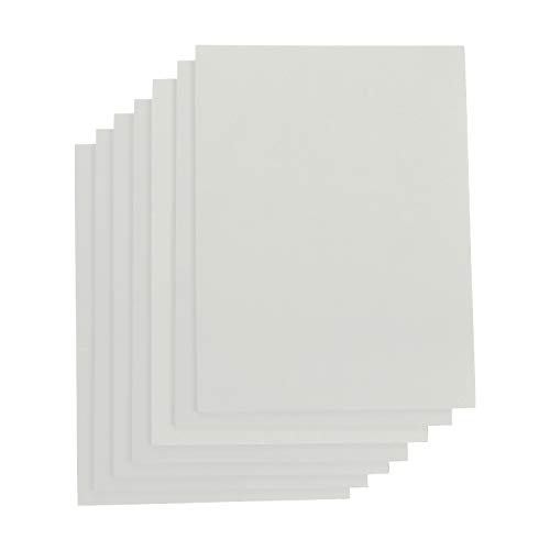 Houseables Crafts Foam Sheets, Art Supplies, 6mm Thick, White, 9 X 12