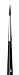 da Vinci Watercolor Series 5598 Casaneo Paint, Medium Synthetic Faux Kazan Squirrel, Size 3 Watercolor Brush Round