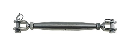 Stainless steel 316 m6 turnbuckle rigging screw jaw and…