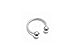 Scrap Metal 23 316L Surgical Steel Circular Barbell Horseshoe 14g