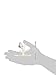 Creative Co-Op White Ceramic Ring Holder with Bird